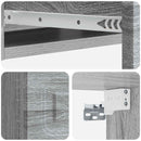 vidaXL Fali oldaltábla Szürke Sonoma 59 x 34,5 x 17 cm Szerelt Fa