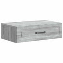 vidaXL Fali oldaltábla Szürke Sonoma 59 x 34,5 x 17 cm Szerelt Fa