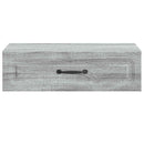 vidaXL Fali oldaltábla Szürke Sonoma 59 x 34,5 x 17 cm Szerelt Fa