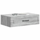 vidaXL Fali oldaltábla Szürke Sonoma 59 x 34,5 x 17 cm Szerelt Fa