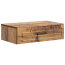 vidaXL Fali oldaltábla Antik Fa 59 x 34,5 x 17 cm Szerelt Fa