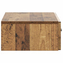 vidaXL Fali oldaltábla Antik Fa 59 x 34,5 x 17 cm Szerelt Fa