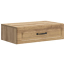 vidaXL Fali oldaltábla Kézműves Tölgy 59 x 34,5 x 17 cm Szerelt Fa