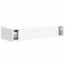 vidaXL Fali oldaltábla Fehér 87,5 x 34,5 x 17 cm Szerelt Fa