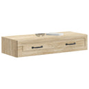 vidaXL Fali oldaltábla Sonoma Tölgy 87,5 x 34,5 x 17 cm Szerelt Fa
