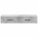 vidaXL Fali oldaltábla Betonszürke 87,5 x 34,5 x 17 cm Szerelt Fa