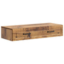 vidaXL Fali oldaltábla Antik Fa 87,5 x 34,5 x 17 cm Szerelt Fa