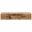 vidaXL Fali oldaltábla Antik Fa 87,5 x 34,5 x 17 cm Szerelt Fa