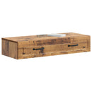 vidaXL Fali oldaltábla Antik Fa 87,5 x 34,5 x 17 cm Szerelt Fa