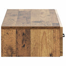 vidaXL Fali oldaltábla Antik Fa 87,5 x 34,5 x 17 cm Szerelt Fa