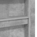 vidaXL Emeletes ágykeret íróasztallal Beton Szürke 80 x 200 cm Faanyag