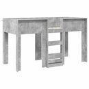 vidaXL Szükidő ágy tárolóval Beton Szürke 75 x 190 cm Faanyag