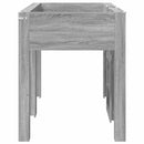 vidaXL Szükidő ágy tárolóval Szürke Sonoma 75 x 190 cm Faanyag