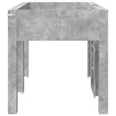 vidaXL Szükidő ágy tárolóval Beton Szürke 80 x 200 cm Faanyag