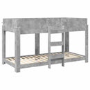 vidaXL Szükidő ágy Beton Szürke 100 x 200 cm Faanyag