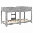 vidaXL Szükidő ágy Beton Szürke 90 x 200 cm Faanyag