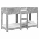 vidaXL Szükidő ágy Beton Szürke 75 x 190 cm Faanyag
