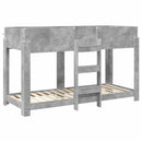 vidaXL Szükidő ágy Beton Szürke 75 x 190 cm Faanyag