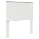 vidaXL Tárolós Ágy fejtámlával fiókkal Fehér 90 x 200 cm Faanyag