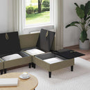 vidaXL Nappali bútor szett 4 pcs Khaki Szövet