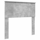 vidaXL Ágykeret fiókkal tárolóval Beton Szürke 90 x 200 cm Mérnöki Fa