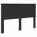 vidaXL Ágykeret fiókkal fejtámlával Fekete 150 x 200 cm Mérnöki Fa