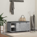 vidaXL Előtér pad Beton Szürke 100 x 38 x 46 cm Műanyag Fa és Szövet