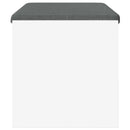 vidaXL Előtér pad párnával Fehér 80 x 38 x 46 cm
