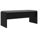 vidaXL Előtér pad párnával Fekete tölgy 103 x 38 x 40 cm
