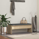 vidaXL Előtér pad párnával Sonoma tölgy 103 x 38 x 40 cm