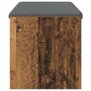 vidaXL Előtér pad párnával Öreg fa 103 x 38 x 40 cm