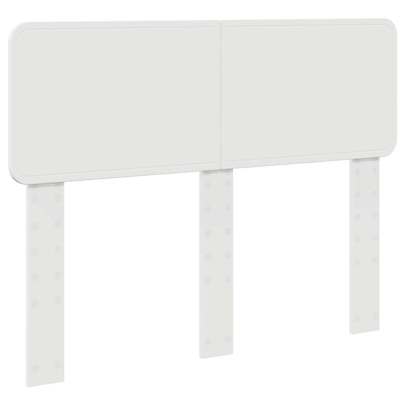 vidaXL Ágykeret fejtámlával Fehér 120 x 200 cm Tömör fenyőfa