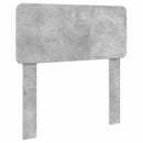 vidaXL Ágykeret fejtámlával Beton Szürke 90 x 190 cm Tömör fenyőfa