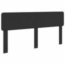 vidaXL Tárolós Ágy fejtámlával fiókkal Fekete 200 x 200 cm Faanyag