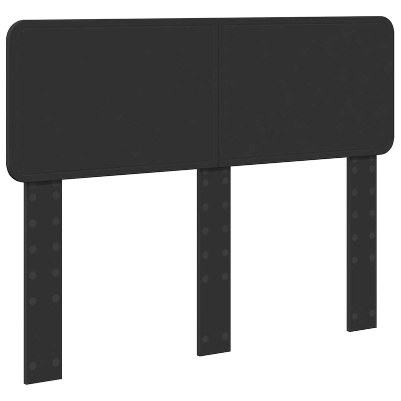 vidaXL Ágykeret fejtámlával fiókkal Fekete 135 x 190 cm Faanyag