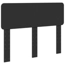 vidaXL Ágykeret fejtámlával fiókkal Fekete 120 x 190 cm Faanyag