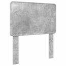 vidaXL Ágykeret fejtámlával Beton Szürke 75 x 190 cm Tömör fenyőfa