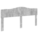 vidaXL Ágykeret fiókkal tárolóval Beton Szürke 180 x 200 cm Mérnöki Fa