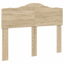 vidaXL Tárolós Ágy fejtámlával Sonoma tölgy 135 x 190 cm Faanyag