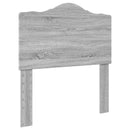 vidaXL Ágykeret fejtámlával fiókkal Szürke Sonoma 70 x 190 cm Faanyag