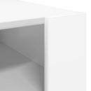 vidaXL Dohányzóasztal tárolóval Fehér 92 x 53 x 45 cm Faanyag