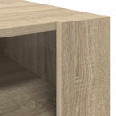 vidaXL Dohányzóasztal tárolóval Sonoma tölgy 92 x 53 x 45 cm Faanyag