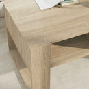 vidaXL Dohányzóasztal tárolóval Sonoma tölgy 92 x 53 x 45 cm Faanyag