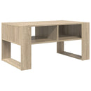 vidaXL Dohányzóasztal tárolóval Sonoma tölgy 92 x 53 x 45 cm Faanyag