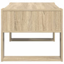 vidaXL Dohányzóasztal tárolóval Sonoma tölgy 92 x 53 x 45 cm Faanyag