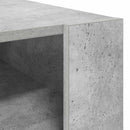 vidaXL Dohányzóasztal tárolóval Beton Szürke 92 x 53 x 45 cm Faanyag