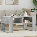 vidaXL Dohányzóasztal tárolóval Beton Szürke 92 x 53 x 45 cm Faanyag