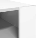 vidaXL Dohányzóasztal tárolóval Fehér 66 x 53 x 45 cm Faanyag