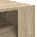 vidaXL Dohányzóasztal tárolóval Sonoma tölgy 66 x 53 x 45 cm Faanyag