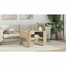vidaXL Dohányzóasztal tárolóval Sonoma tölgy 66 x 53 x 45 cm Faanyag